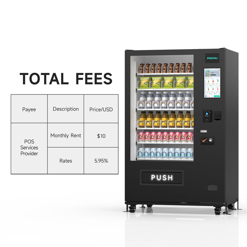 60-channel vending machine with spring mechanism