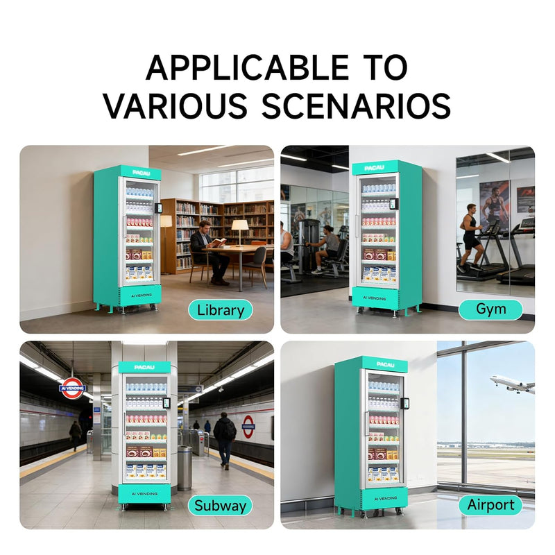570L AI Smart Fridge Vending Machine | Grab & Go Automated Retail