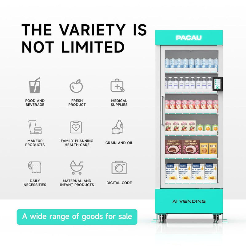 570L AI Smart Fridge Vending Machine | Grab & Go Automated Retail