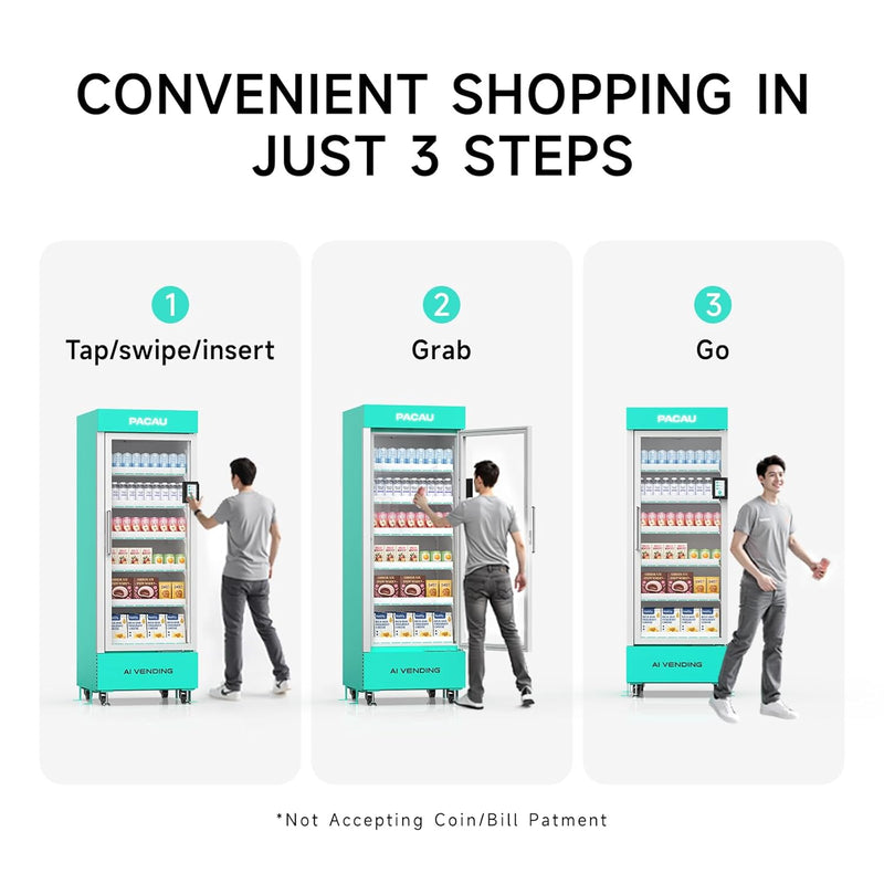 570L AI Smart Fridge Vending Machine | Grab & Go Automated Retail