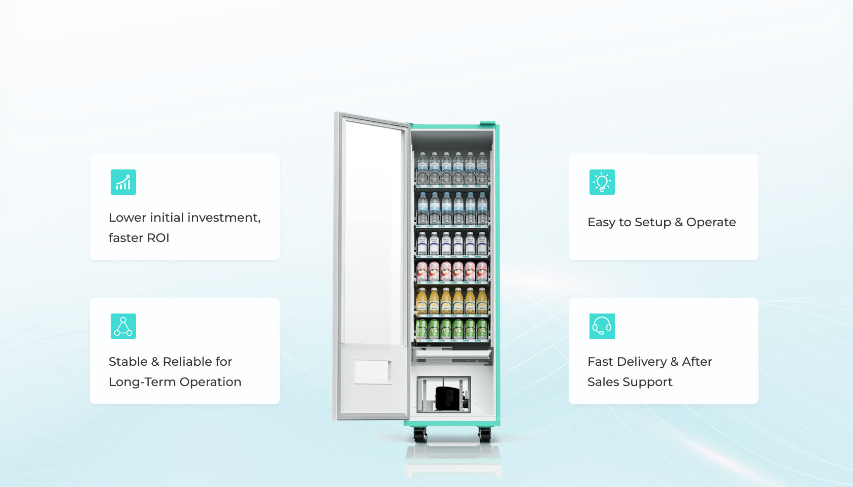 PACAU-Vending Machines|In Stock - US